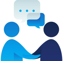 کارت ویزیت و ست اداری conversation icon - کارت ویزیت و ست اداری